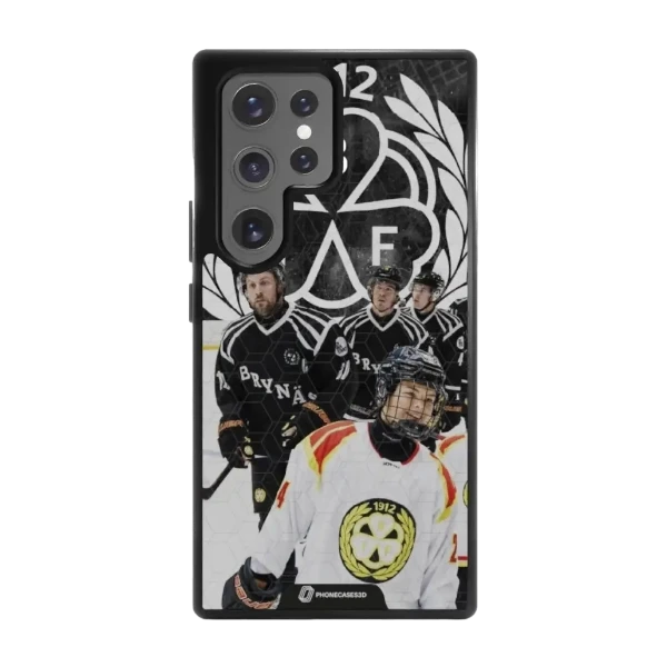 Phonecases3D Samsung Galaxy S25 Ultra Brynäs IF -3D suojakuori, musta
