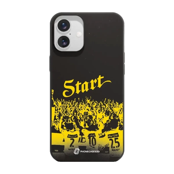Phonecases3D iPhone 16 Plus IK Start kompostoituva suojakuori, musta