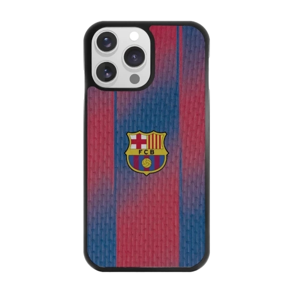 Phonecases3D iPhone 14 Pro FC Barcelona -3D suojakuori, musta