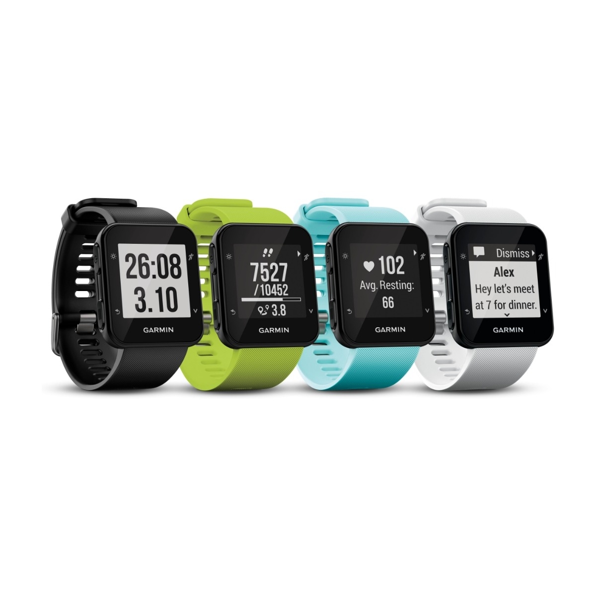 GARMIN FORERUNNER 35 HR LIME GRØNN Power.no GARMIN FORERUNNER USB LADEKLIPSKABEL Power.no