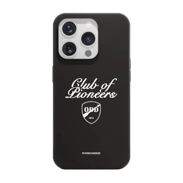 Phonecases3D iPhone 15 Pro Odds Ballklubb kompostoituva suojakuori, musta