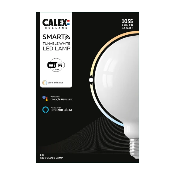 CALEX - AMP E27/G125 SMART - LED Point