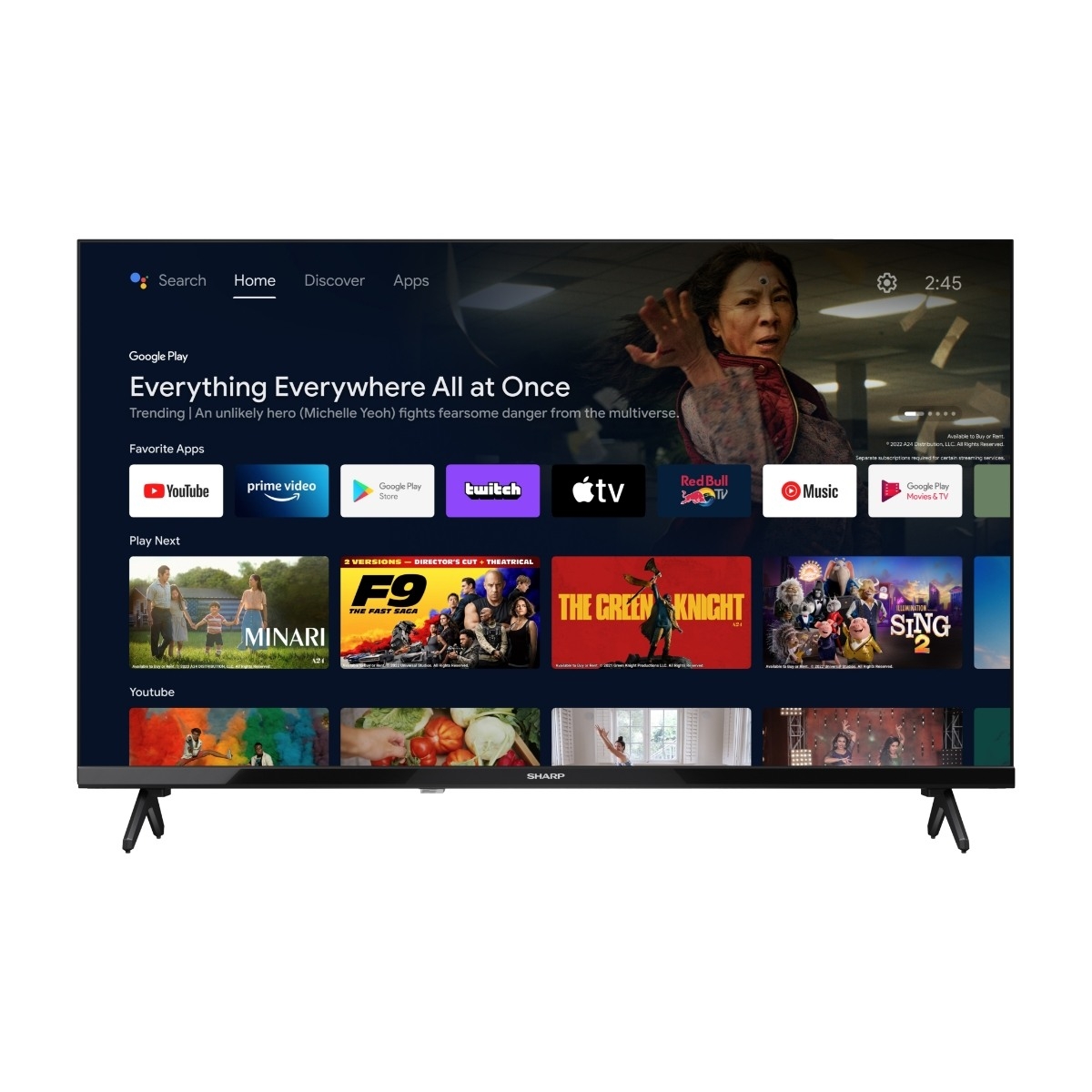 Sharp 32" HD Ready Android TV 32FH4EA