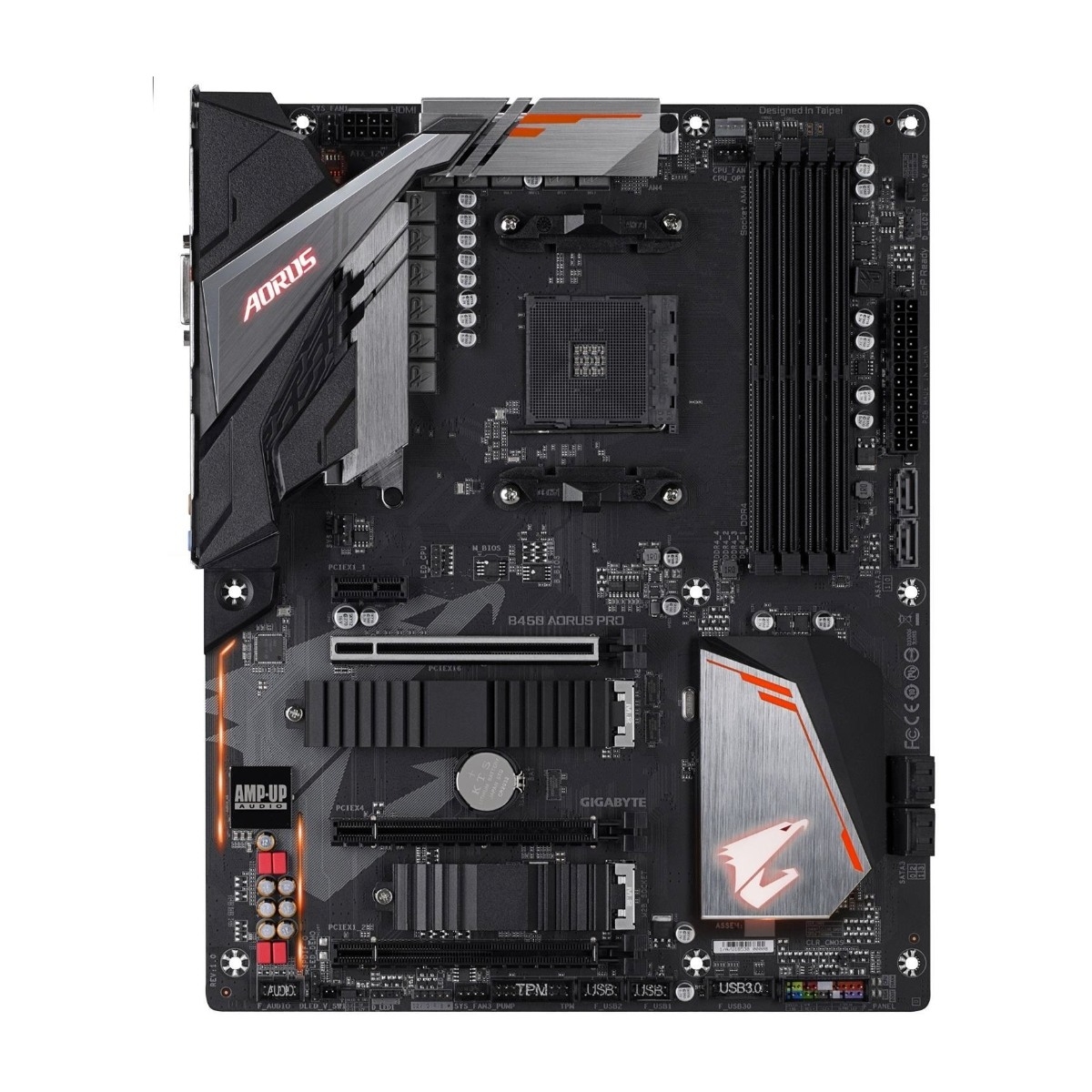 Gigabyte aorus b450 pro подключение передней панели