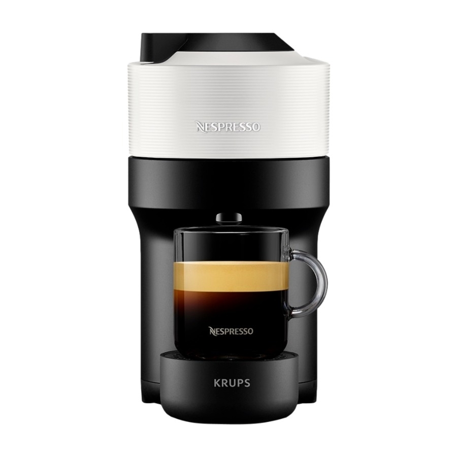Nespresso Vertuo Pop kapselmaskin By Krups, hvit