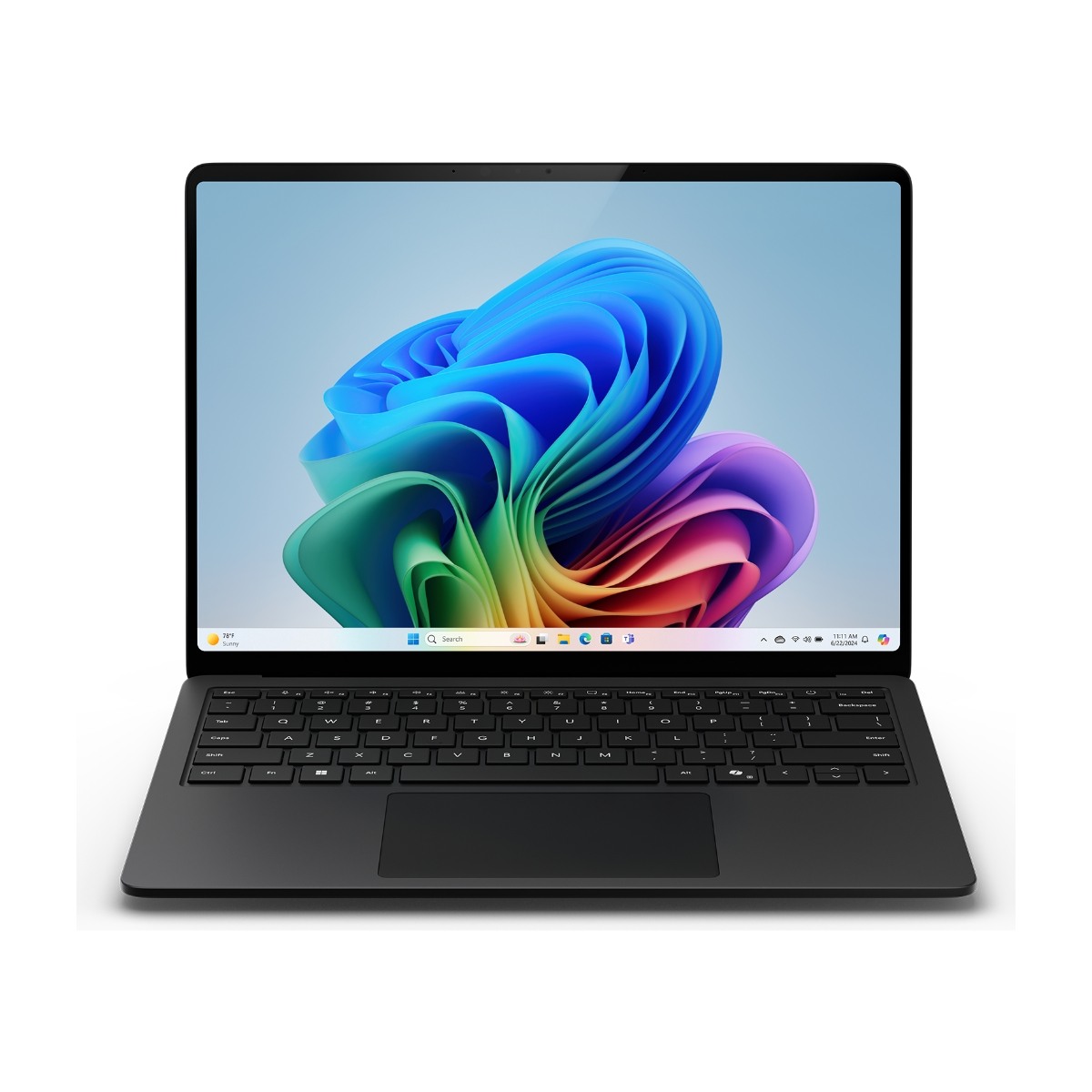 Microsoft Surface Laptop (Snapdragon X Elite / 512 GB) 13,8" Copilot+ PC, sort