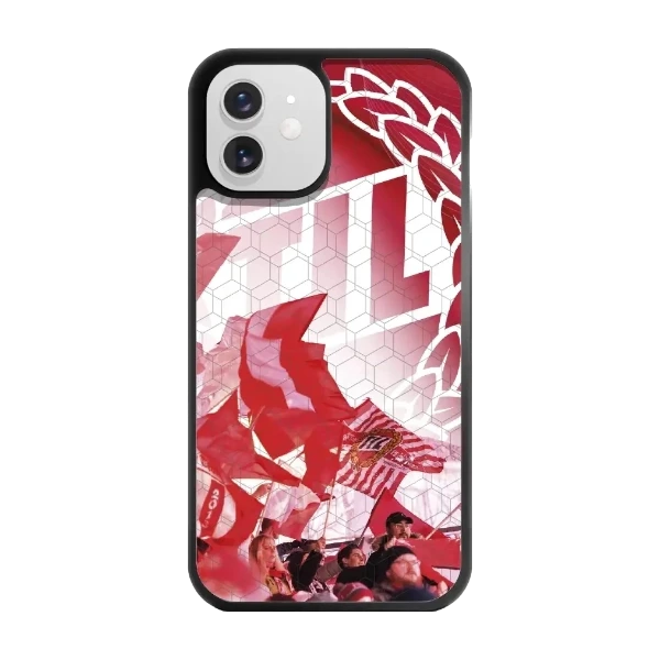 Phonecases3D iPhone 12 Tromsø IL -3D suojakuori, musta