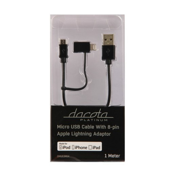 DACOTA P. MICRO USB CABLE WLIGHTNING AD Power.no dacota iphone lader