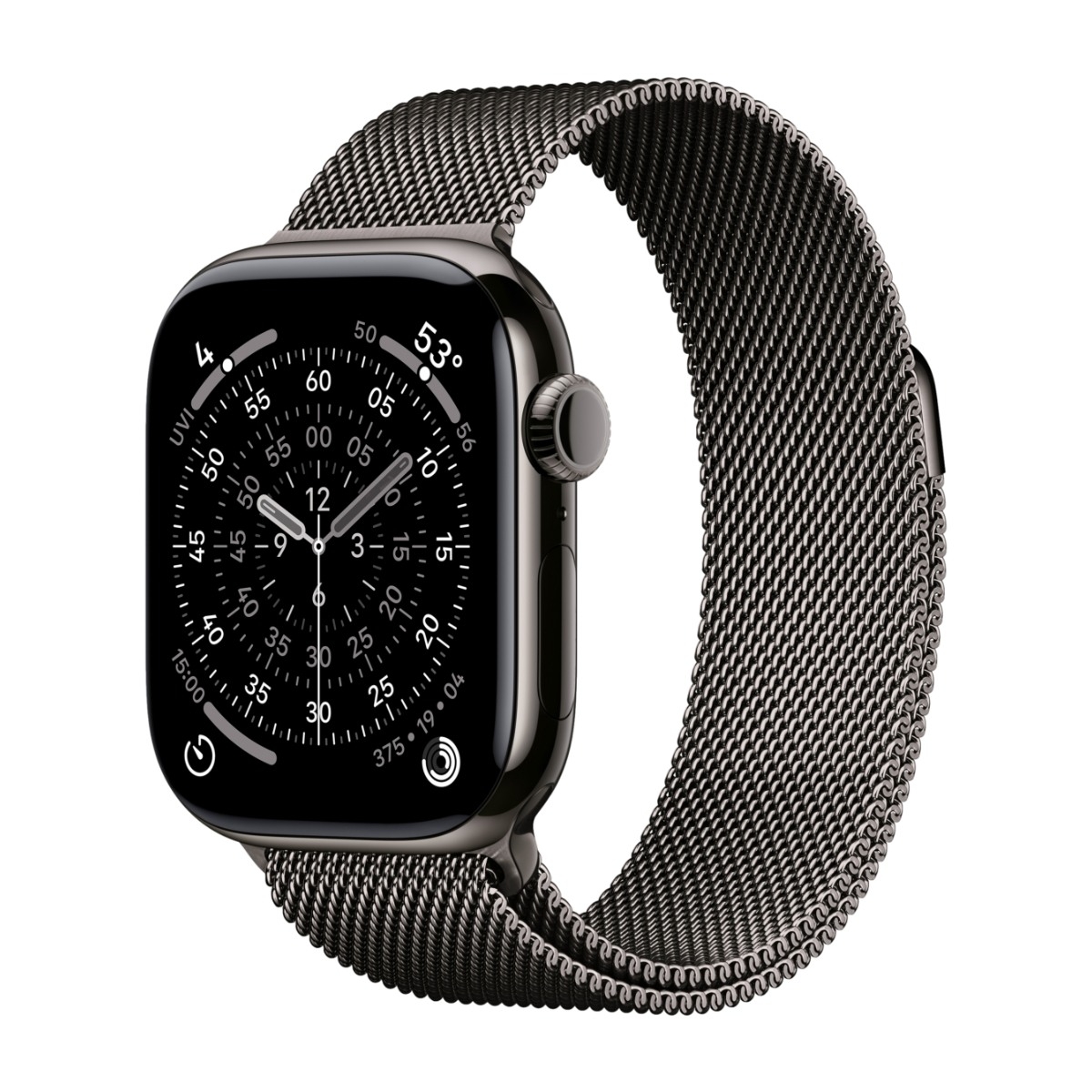 Apple Watch Series 11 GPS + Cell 42 mm skifer titan, skifer Milanese loop