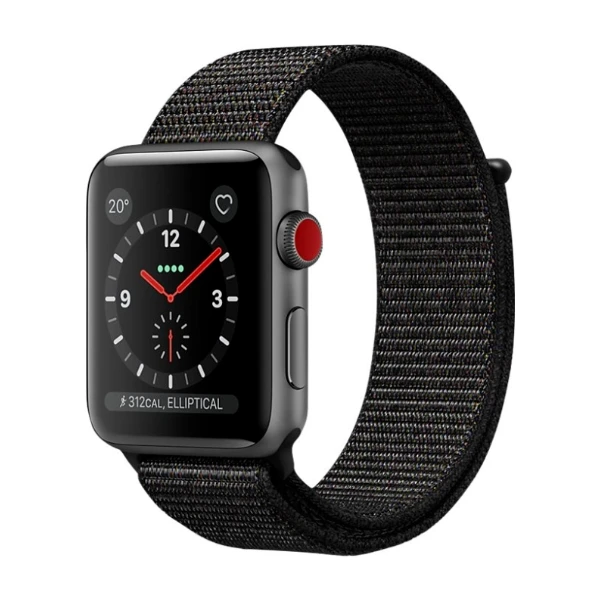 APPLE WATCH S3 4G 42MM GRY AL SP LOOP BK