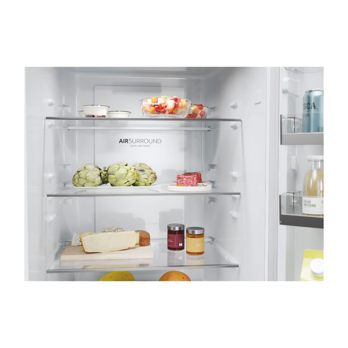 Haier 2D 60 Series 3 HDW3618DNPW kølefryseskab billede 8