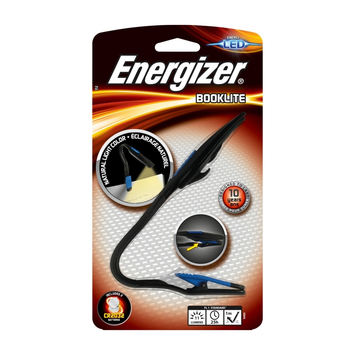 ENERGIZER BOOKLITE LED-LAMPE BKFN2B4 - Power.dk