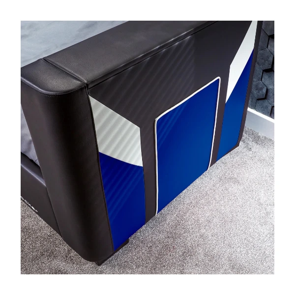 X Rocker Cerberus Ottoman TV Lift Gaming-Seng, blå - POWER.dk