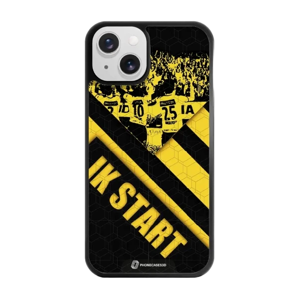 Phonecases3D iPhone 13 IK Start -3D suojakuori, musta