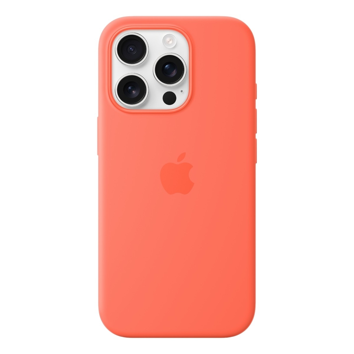 iPhone 16 Pro Silicone Case with MagSafe - Tangerine