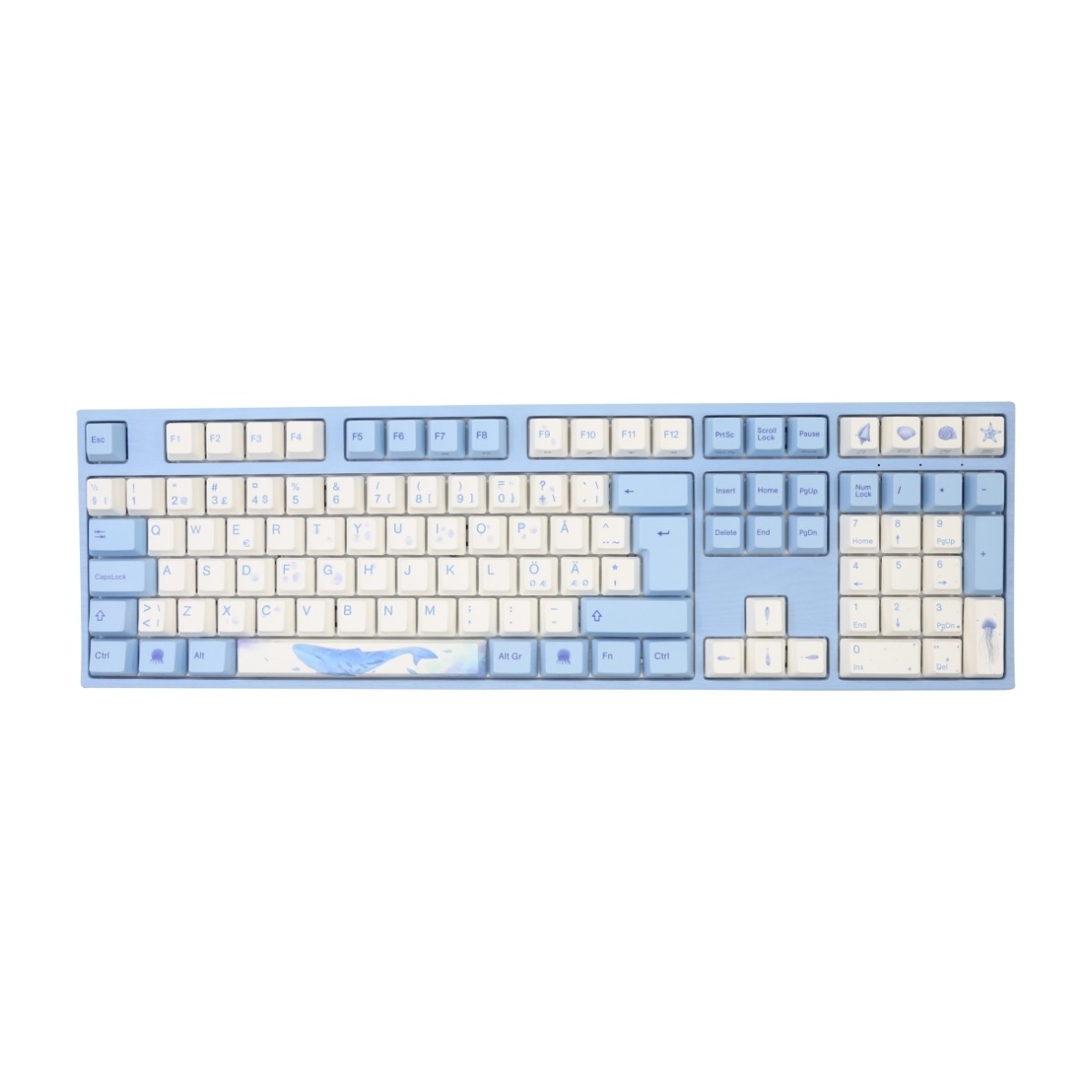 Vea109 Sea Melody V2 Mx Silent Red Kablet Nordisk Tastatur
