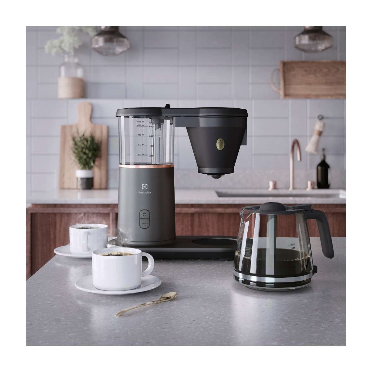 Electrolux E7CM1-4MTM Explore 7 kaffemaskine, titaniumgrå billede 3
