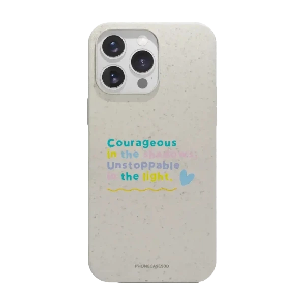 Phonecases3D iPhone 16 Pro Max Jess Rachel Sharp kompostoituva suojakuori, valkoinen