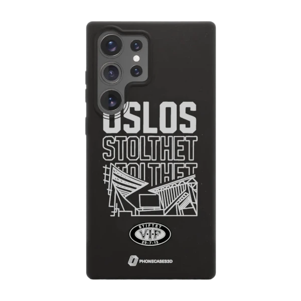 Phonecases3D Samsung Galaxy S25 Ultra VIF kompostoituva suojakuori, musta