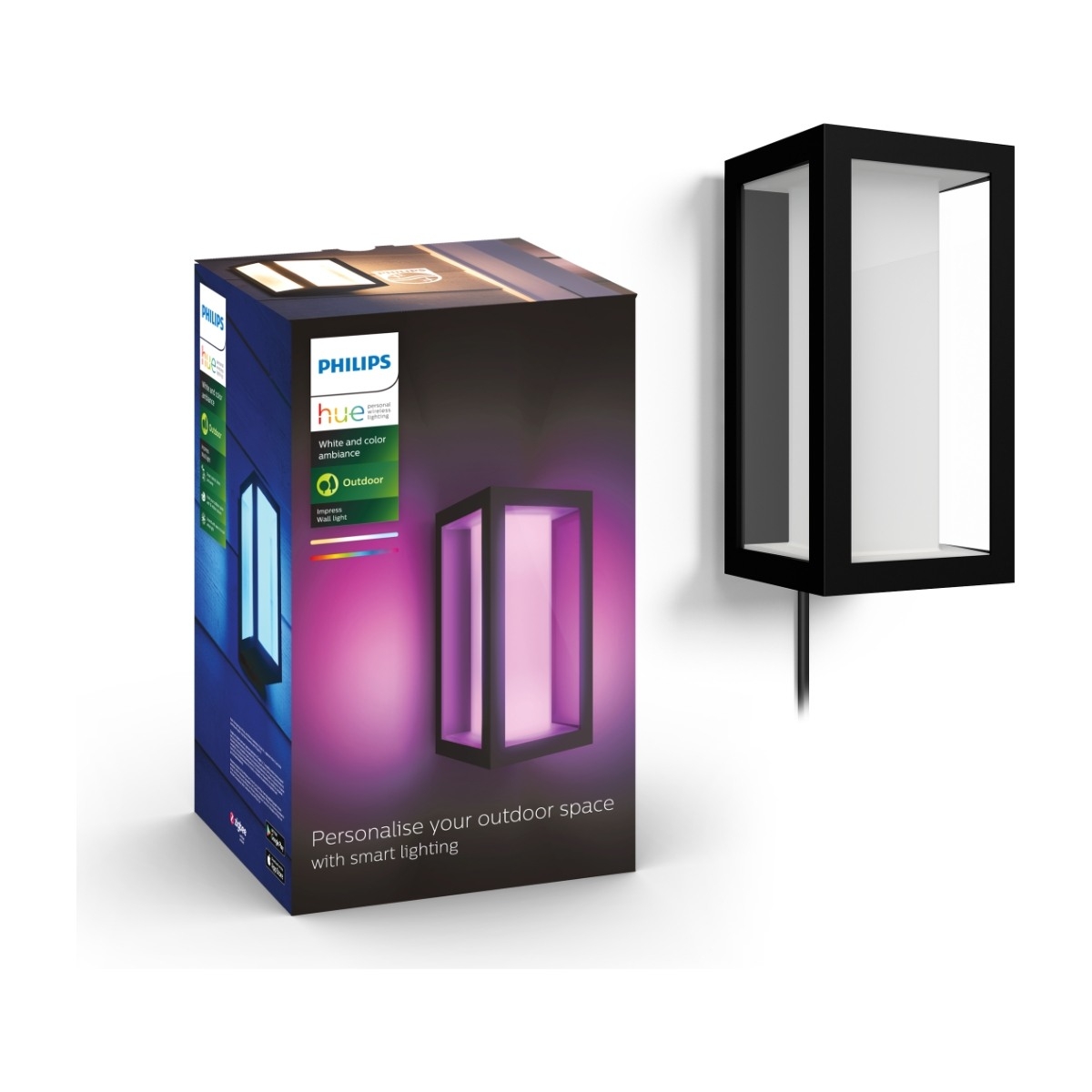 Hue Impress vegglampe white ambiance & color luminaires