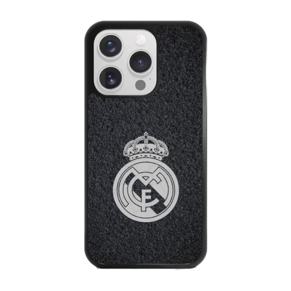 Phonecases3D iPhone 15 Pro Real Madrid -3D suojakuori, musta