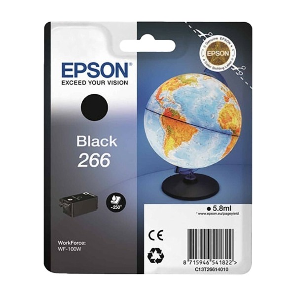 Epson T266, black Ink cartridge