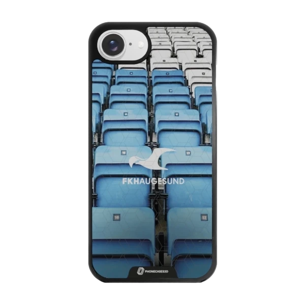 Phonecases3D iPhone 17e/16e FK Haugesund -3D suojakuori, musta