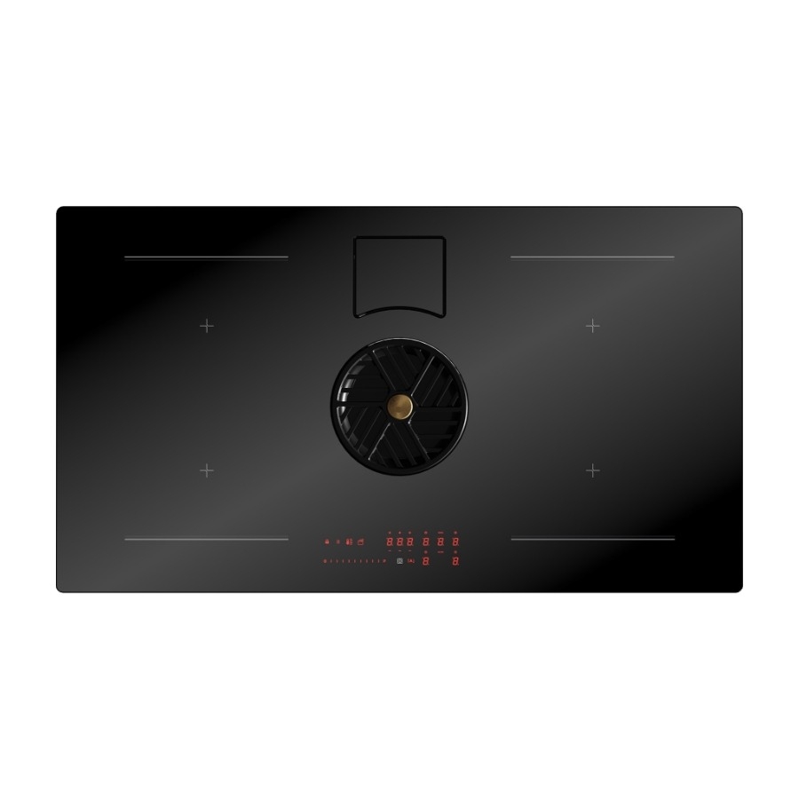 Bertazzoni Modern Series P804ICH2M30NC induktionskogeplade med integreret emhætte billede 3