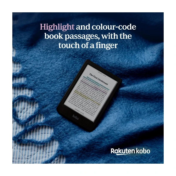 Kobo Clara Colour lesebrett, svart - Power.no