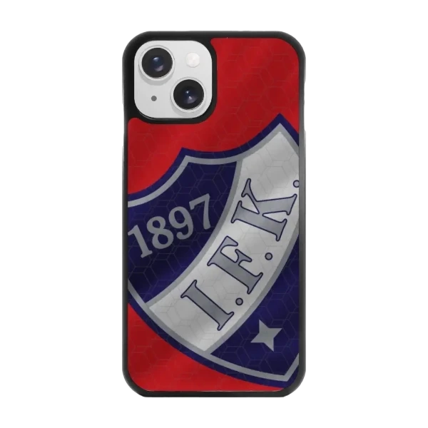 Phonecases3D iPhone 15 HIFK Hockey -3D suojakuori, musta