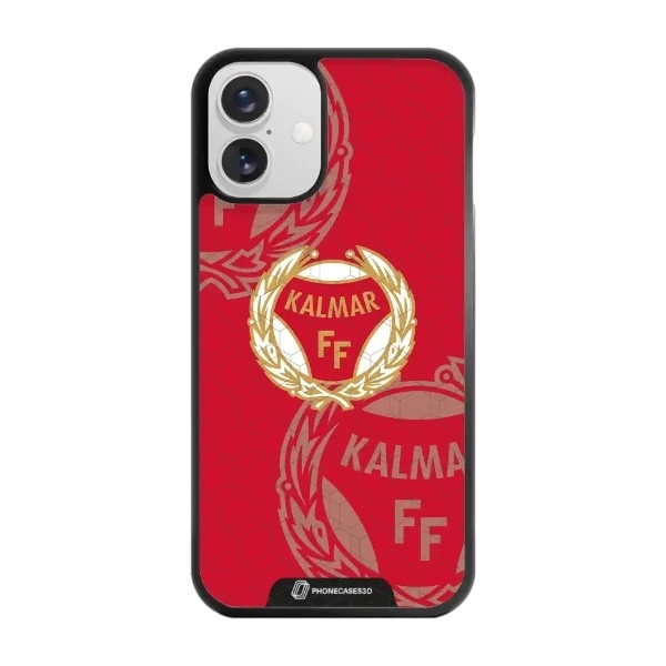 Phonecases3D iPhone 16 Plus Kalmar FF -3D suojakuori, musta