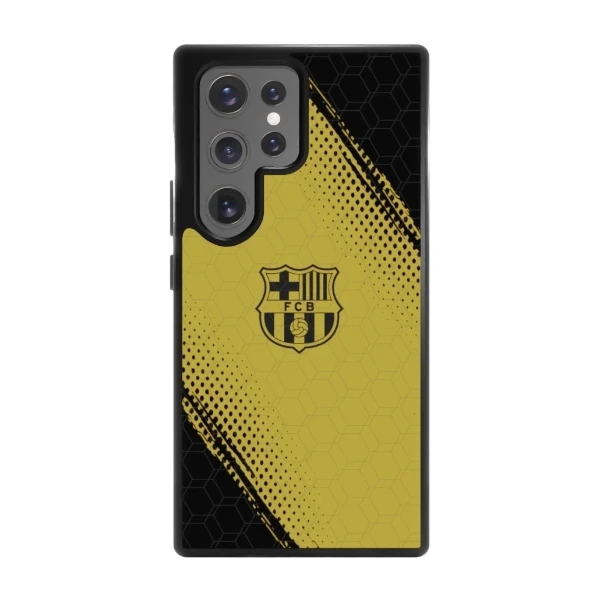 Phonecases3D Samsung Galaxy S25 Ultra FC Barcelona -3D suojakuori, musta
