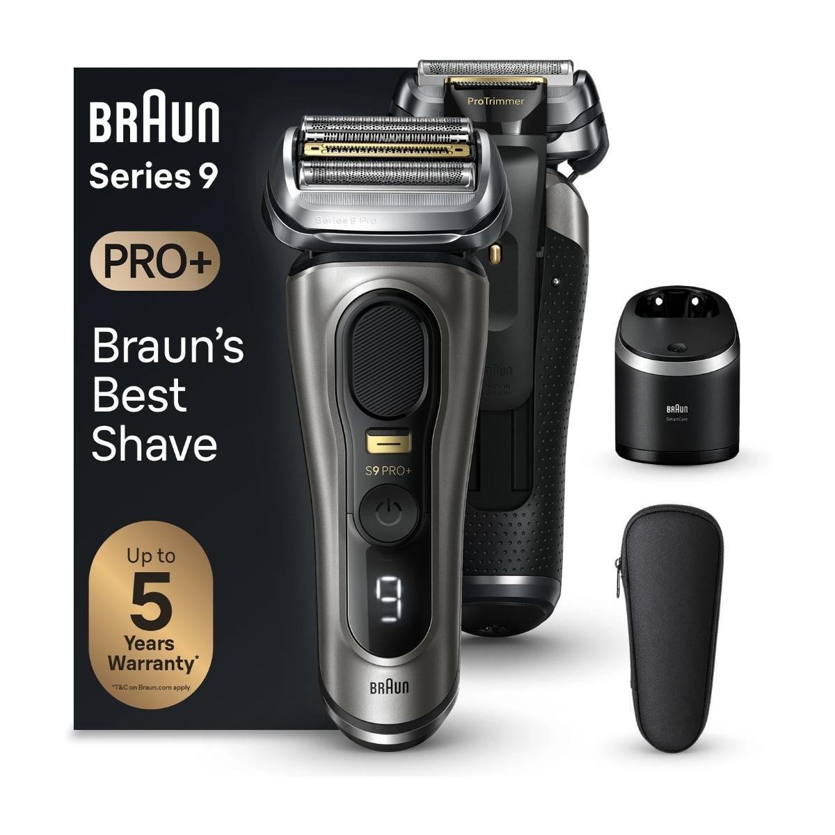 Braun Series 9 Pro+ 9565CC barbermaskine - POWER.dk