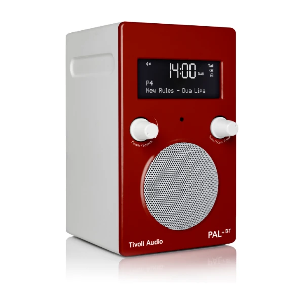 TIVOLI AUDIO PAL+ BT DAB RADIO RED MK2 - POWER.dk