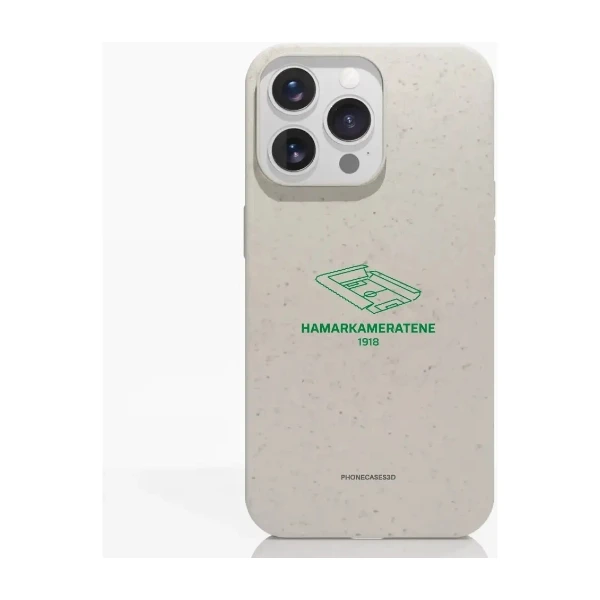 Phonecases3D iPhone 13 Pro HamKam kompostoituva suojakuori, valkoinen