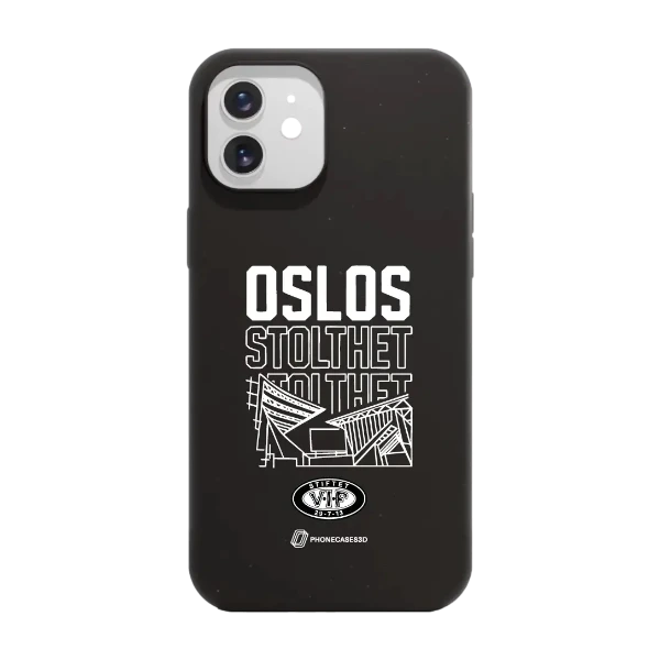 Phonecases3D iPhone 12 VIF kompostoituva suojakuori, musta