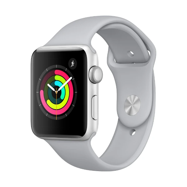 APPLE WATCH SERIES 3 42MM SØLV/TÅKEGRÅ SPORT - Power.no