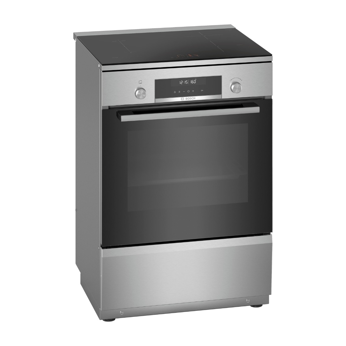 Serie   6 HLS79W351U - Komfyr - frittstående - bredde: 60 cm - dybde: 60 cm - høyde: 90 cm - med selvrens - rustfritt stål
