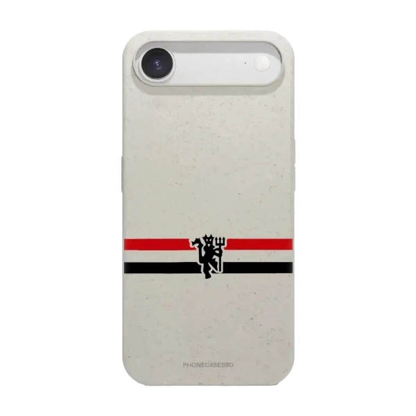 Phonecases3D iPhone Air Manchester United FC kompostoituva suojakuori, valkoinen