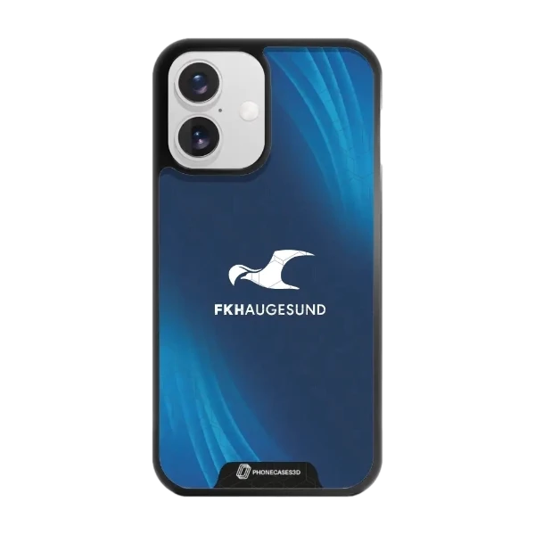 Phonecases3D iPhone 16 FK Haugesund -3D suojakuori, musta
