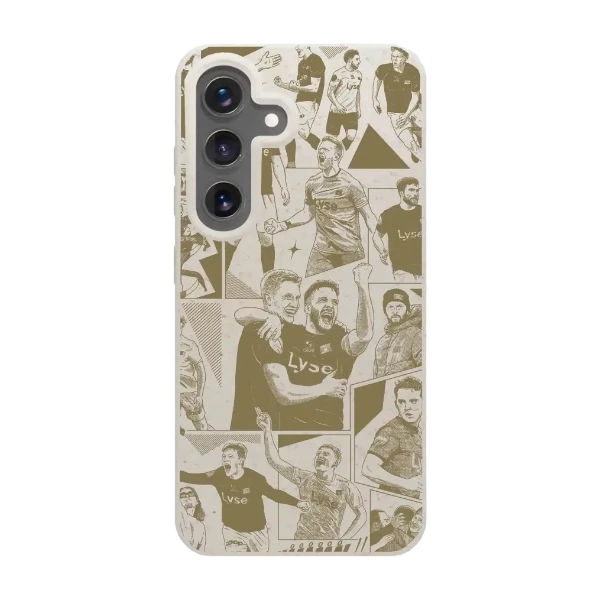 Phonecases3D Samsung Galaxy S25 Viking FK kompostoituva suojakuori, valkoinen