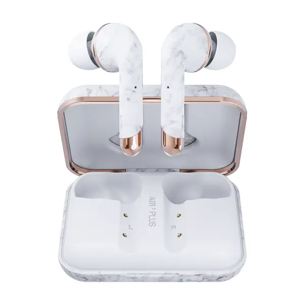 HAPPY PLUGS AIR 1 PLUS IE TRUE WIRELESS HVIT MARMOR Power.no