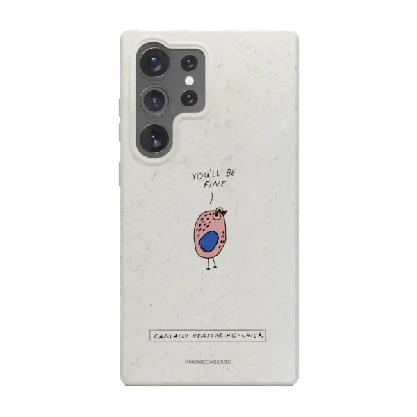 Phonecases3D Samsung Galaxy S25 Ultra Maja Säfström kompostoituva suojakuori, valkoinen