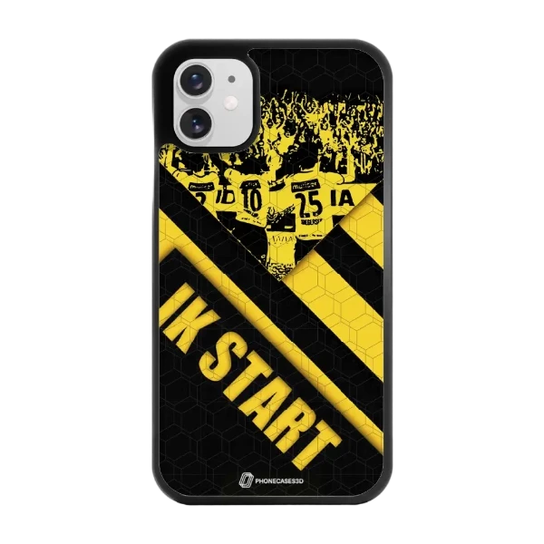 Phonecases3D iPhone 11 IK Start -3D suojakuori, musta