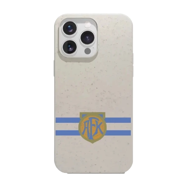 Phonecases3D iPhone 16 Pro Max Aalesunds FK kompostoituva suojakuori, valkoinen