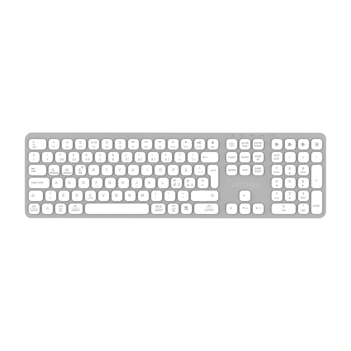 Dacota Platinum K350BT trådløst tastatur