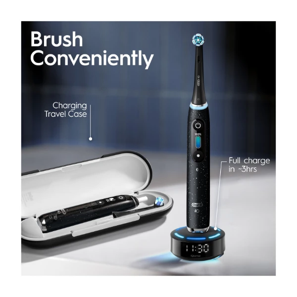 美品　Oral-B iO Series 10 Cosmic Black 本体 Oral-B iO Series 10 elektrisk tannbørste 387132, cosmic black