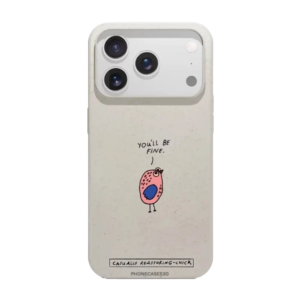 Phonecases3D iPhone 17 Pro Max Maja Säfström kompostoituva suojakuori, valkoinen