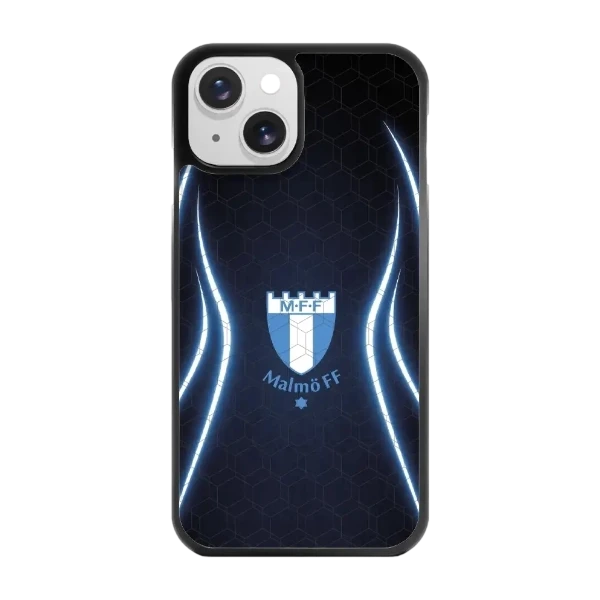 Phonecases3D iPhone 15 Malmö FF -3D suojakuori, musta