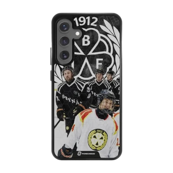 Phonecases3D Samsung Galaxy S25+ Brynäs IF -3D suojakuori, musta